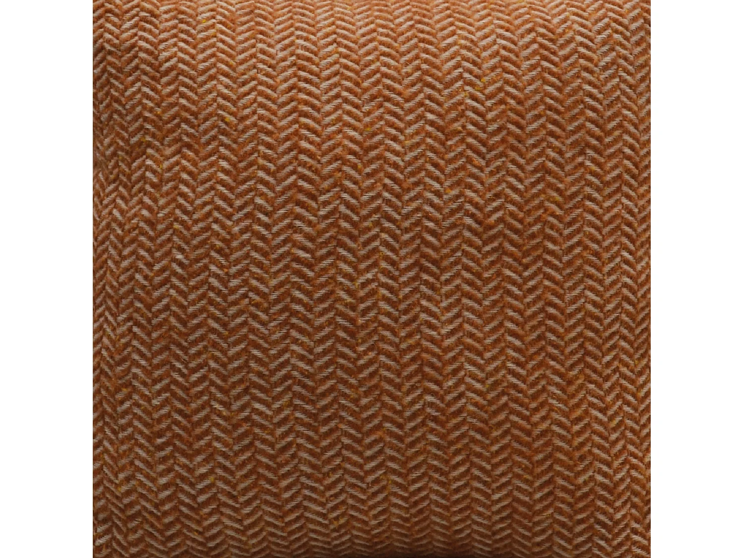 Housse de coussin en laine avec motif chevron