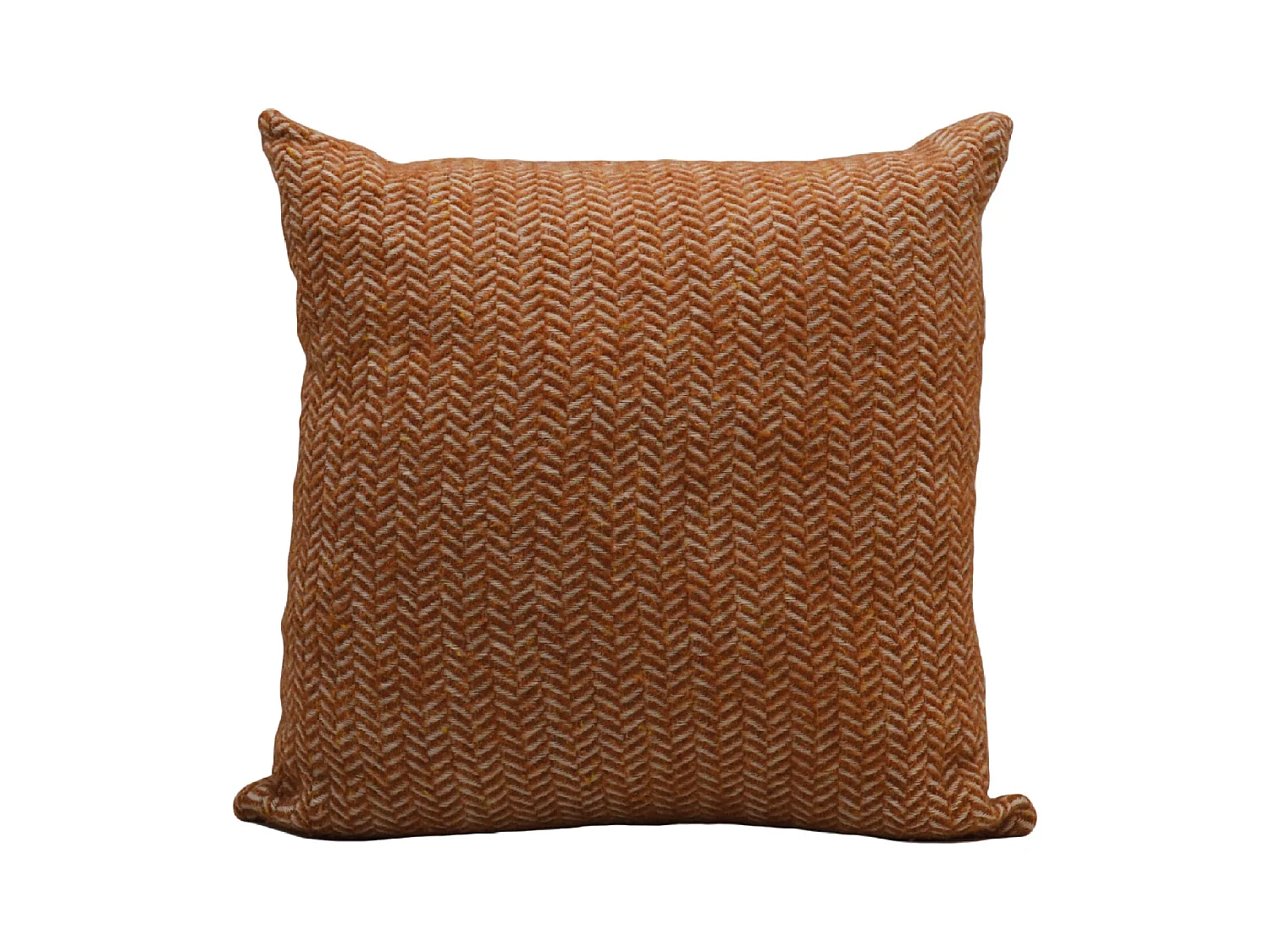 Housse de coussin en laine avec motif chevron