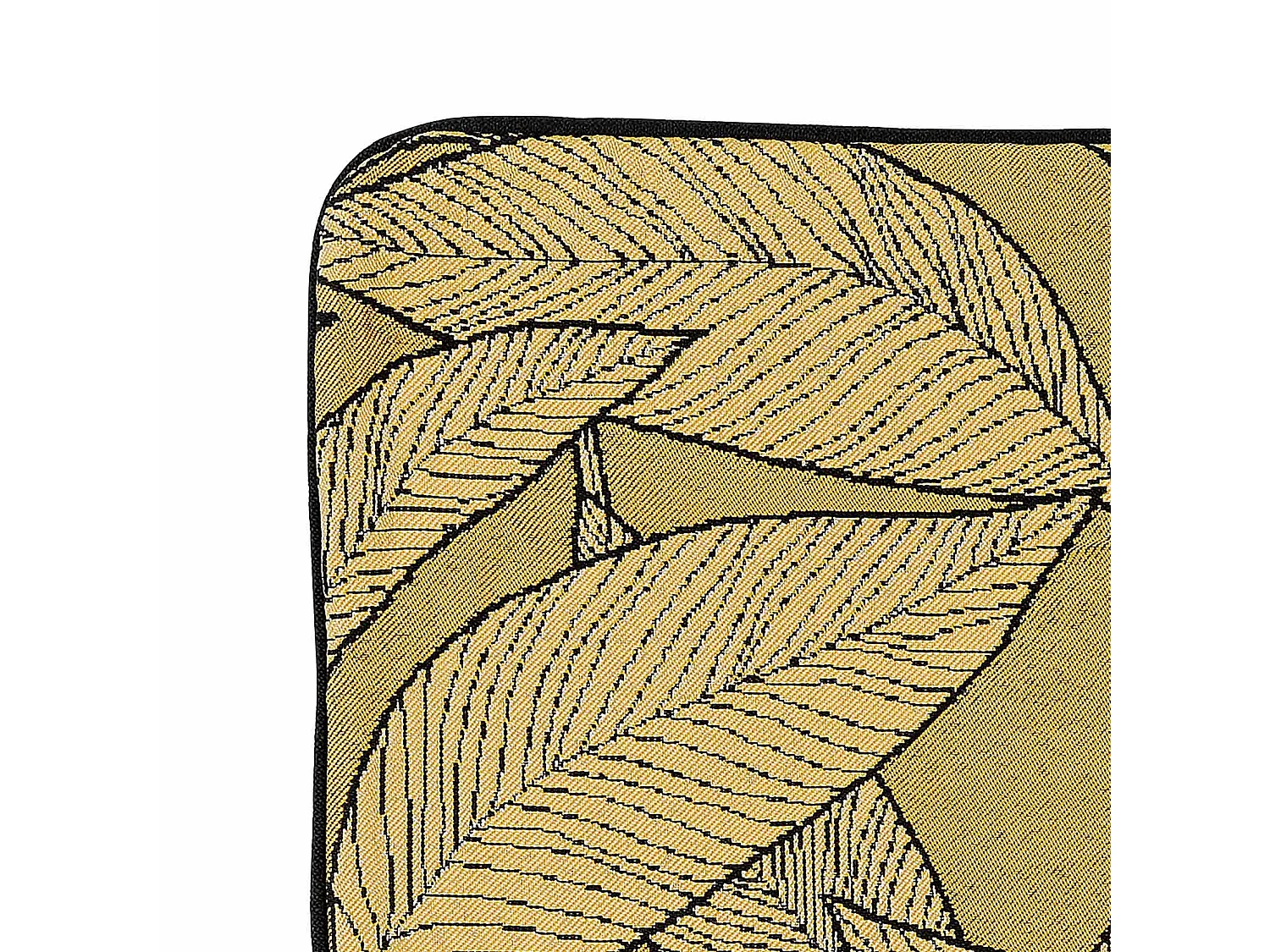 Housse de coussin esprit feuillages