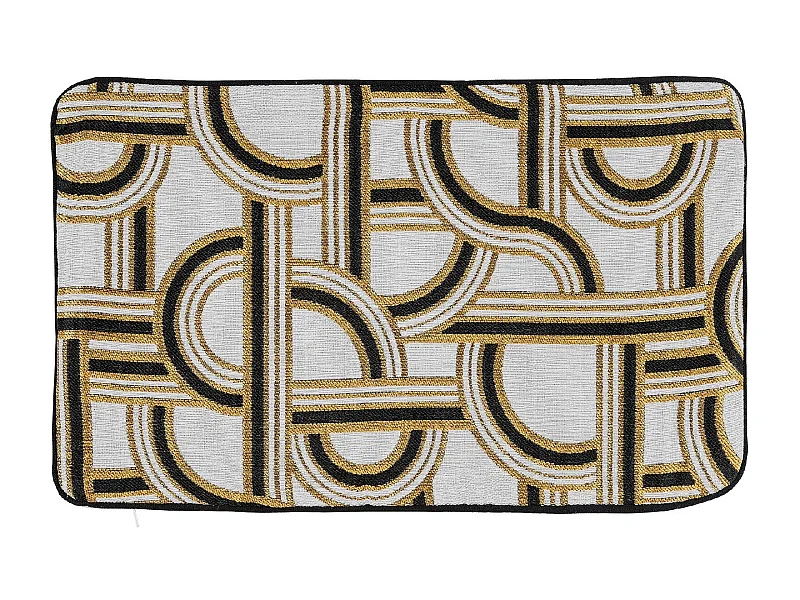 Housse de coussin aux couleurs de l'Orient Express.