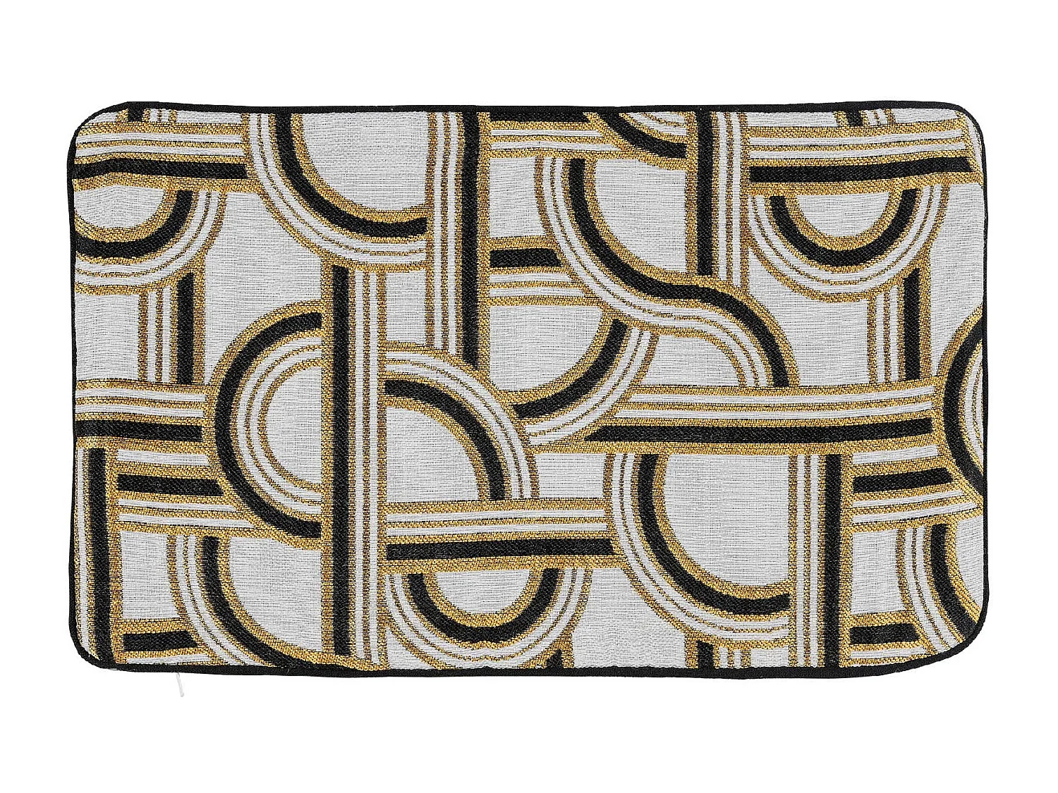 Housse de coussin aux couleurs de l'Orient Express.