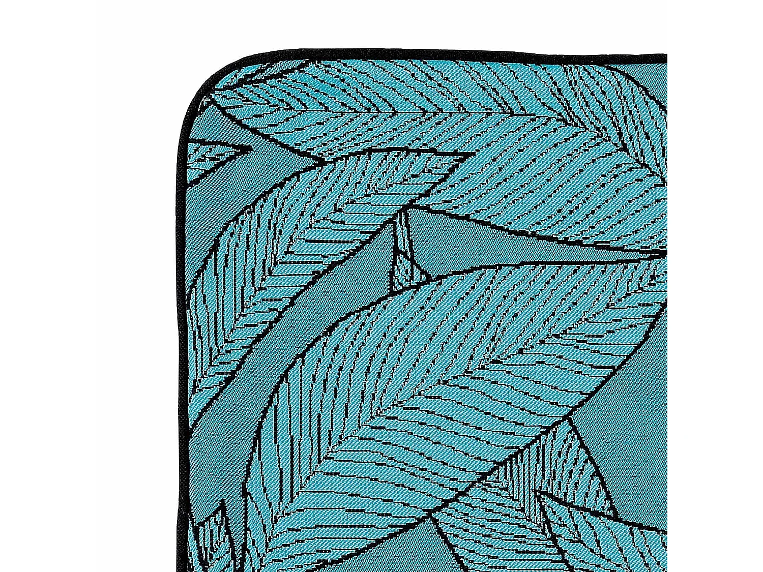 Housse de coussin esprit feuillages