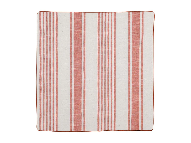 Funda de cojín efecto rayas de antaño 60 x 60 cm