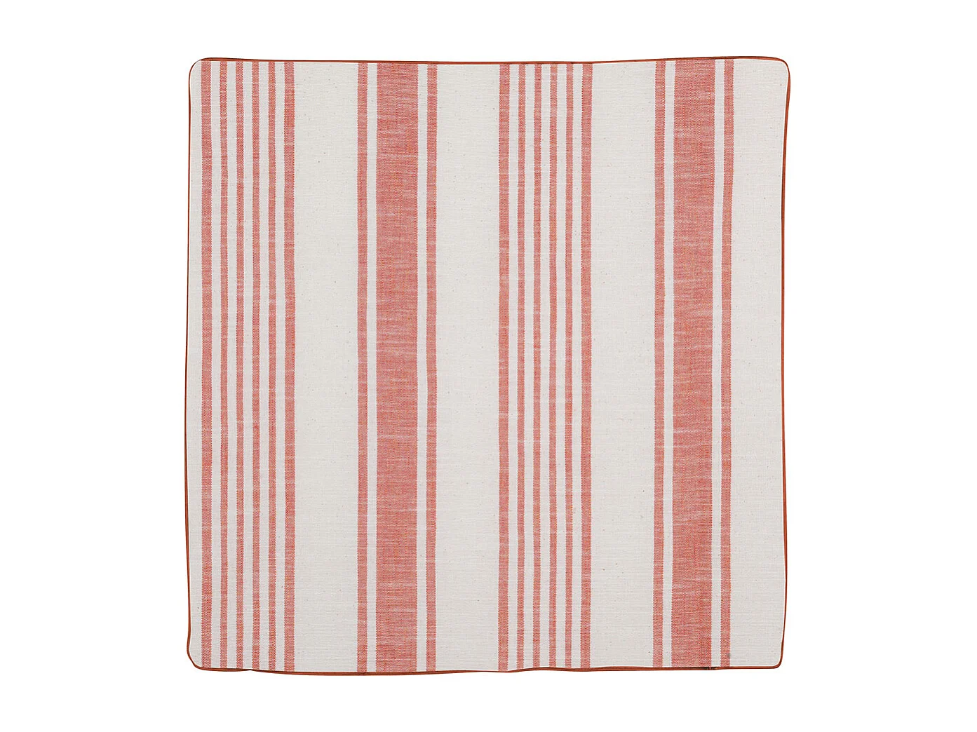 Housse de coussin effet rayures d'antan