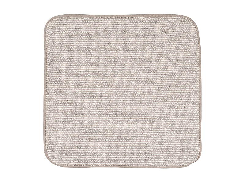 Housse de coussin passepoilée