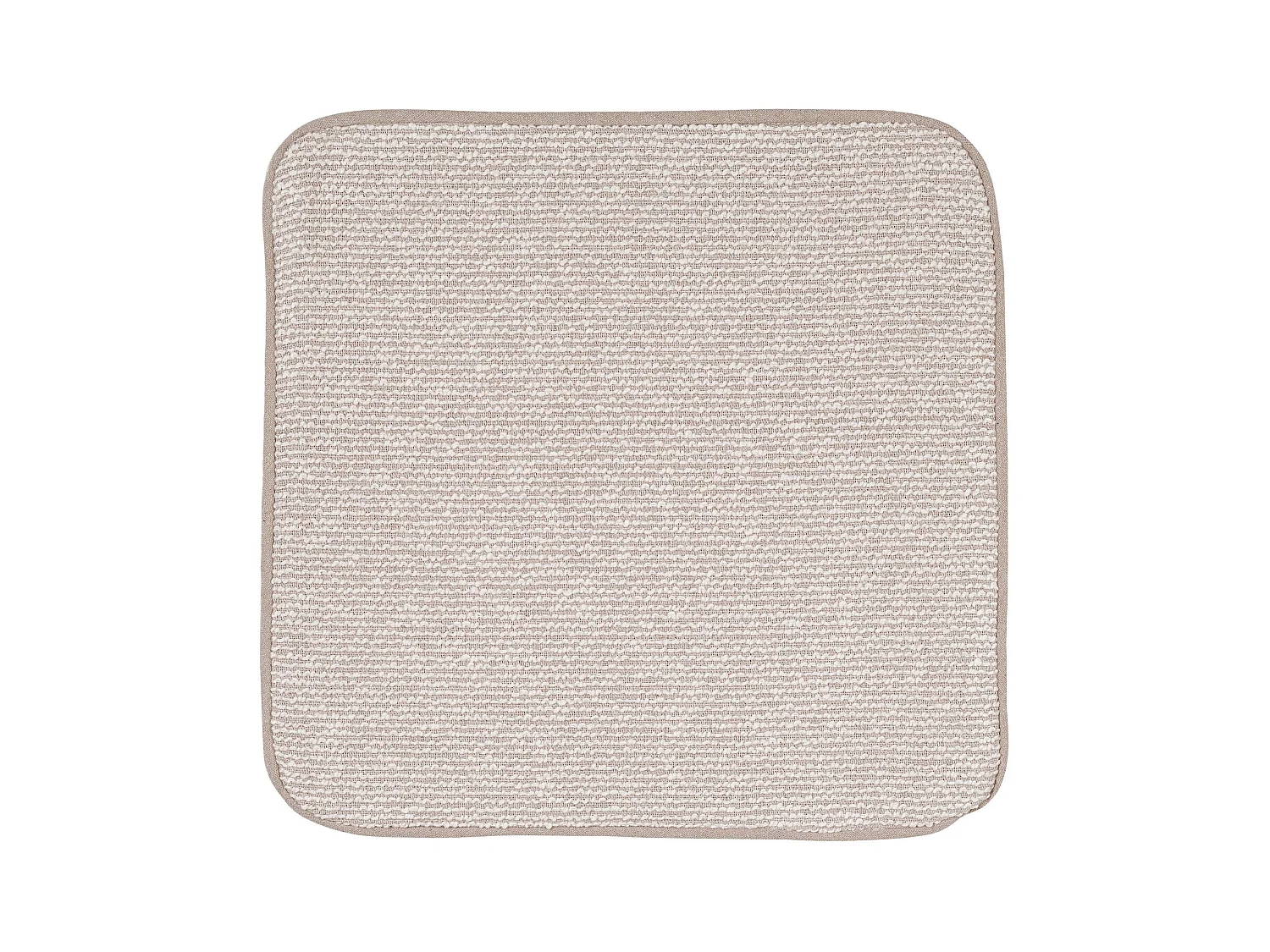 Housse de coussin passepoilée