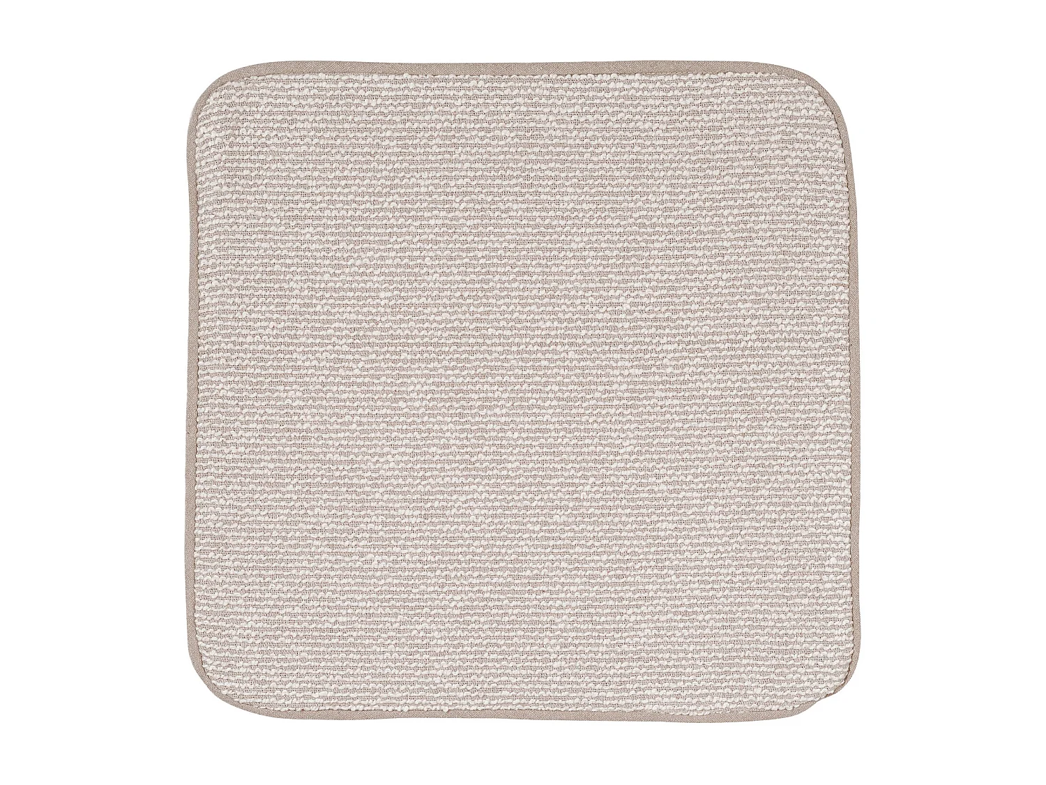 Housse de coussin passepoilée