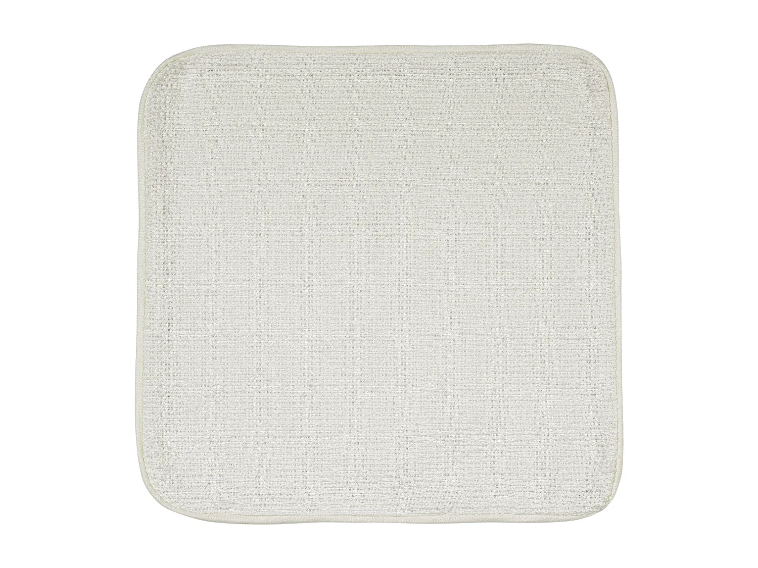 Housse de coussin passepoilée