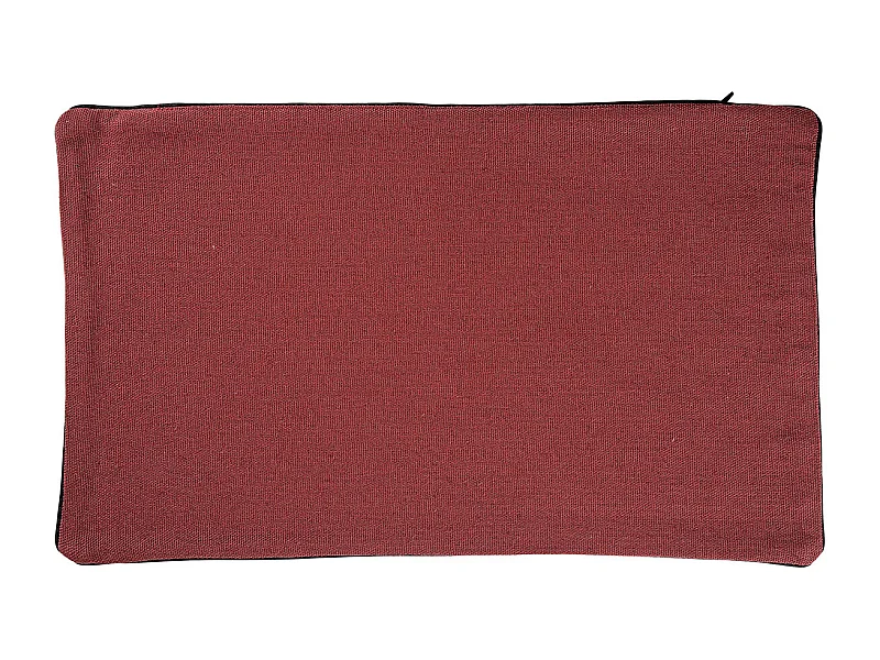 Funda de cojín de algodón y cáñamo 30 x 50 cm
