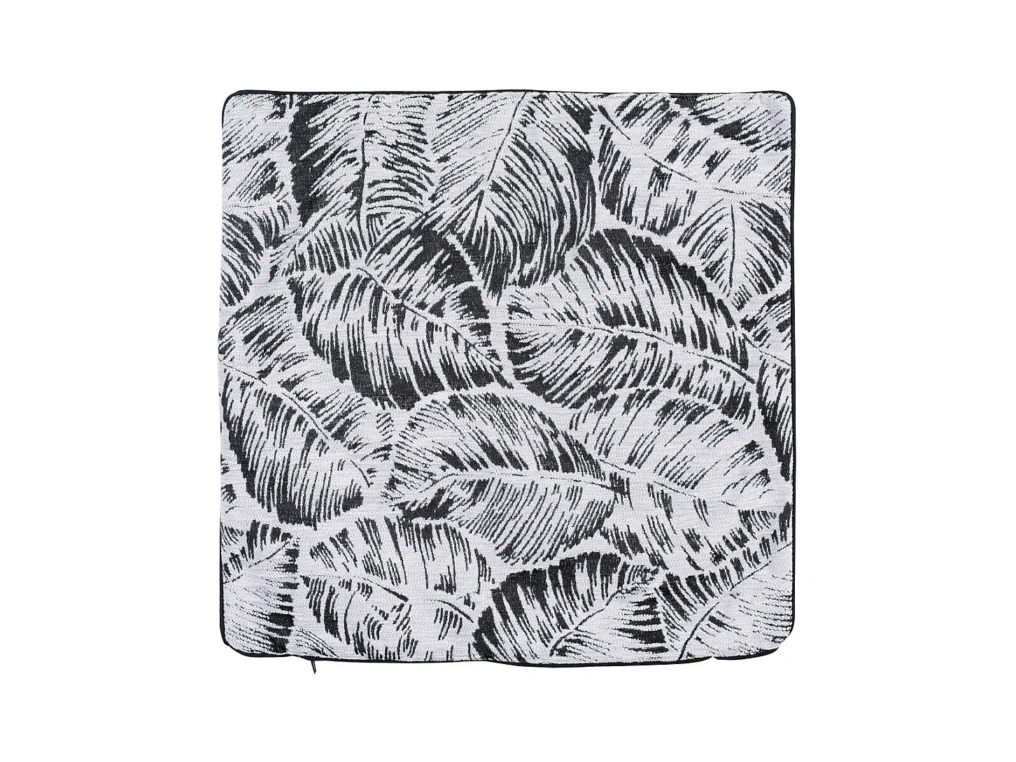 Housse de coussin esprit jungle tropicale