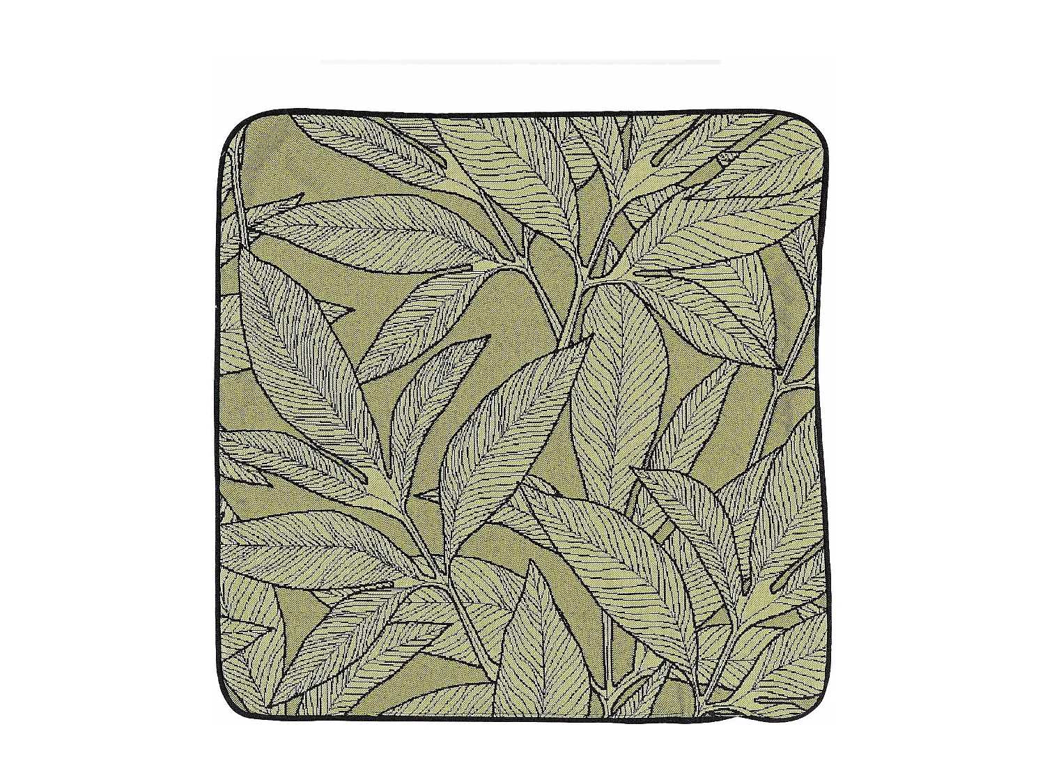 Housse de coussin esprit feuillages