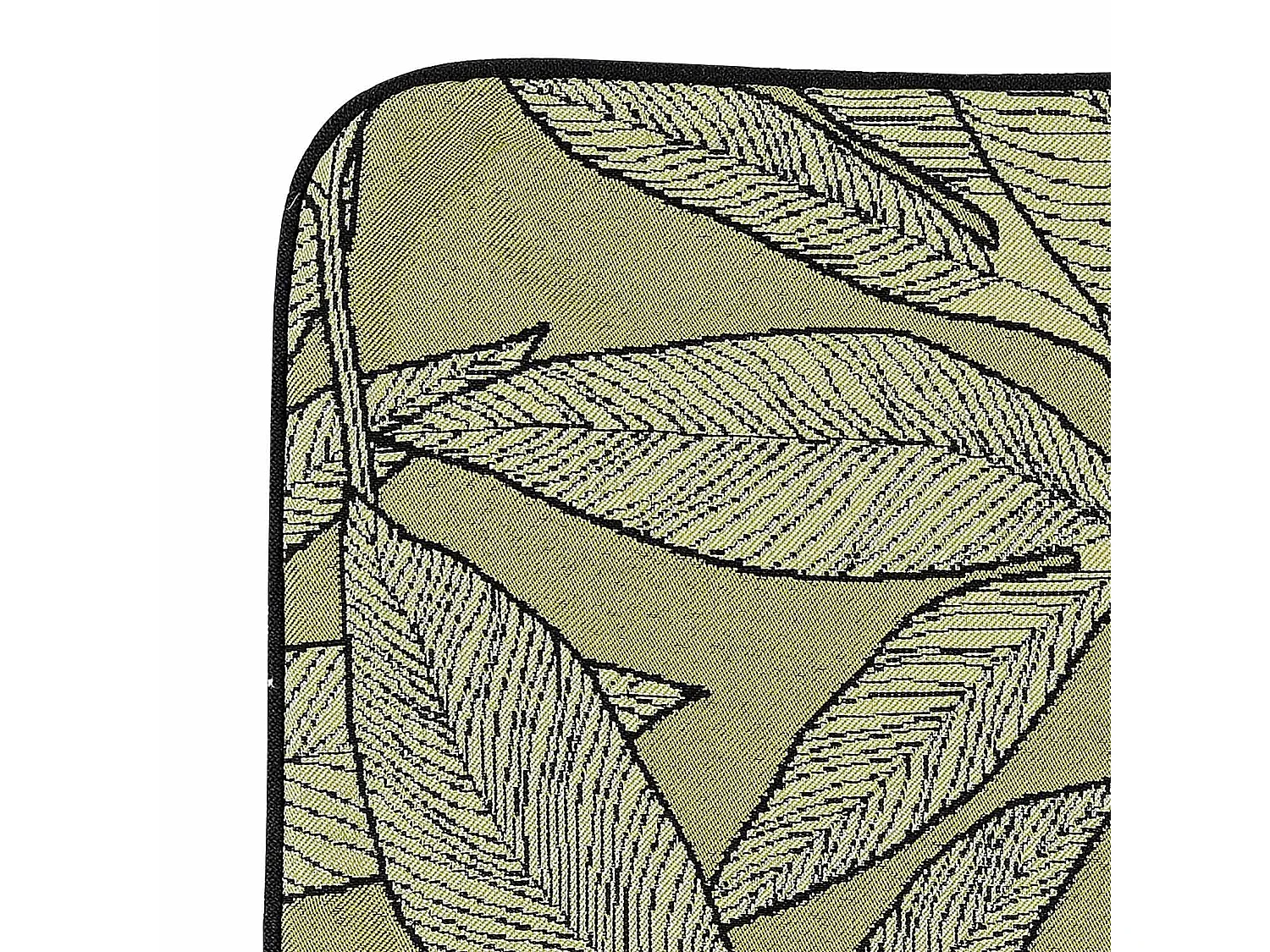 Housse de coussin esprit feuillages