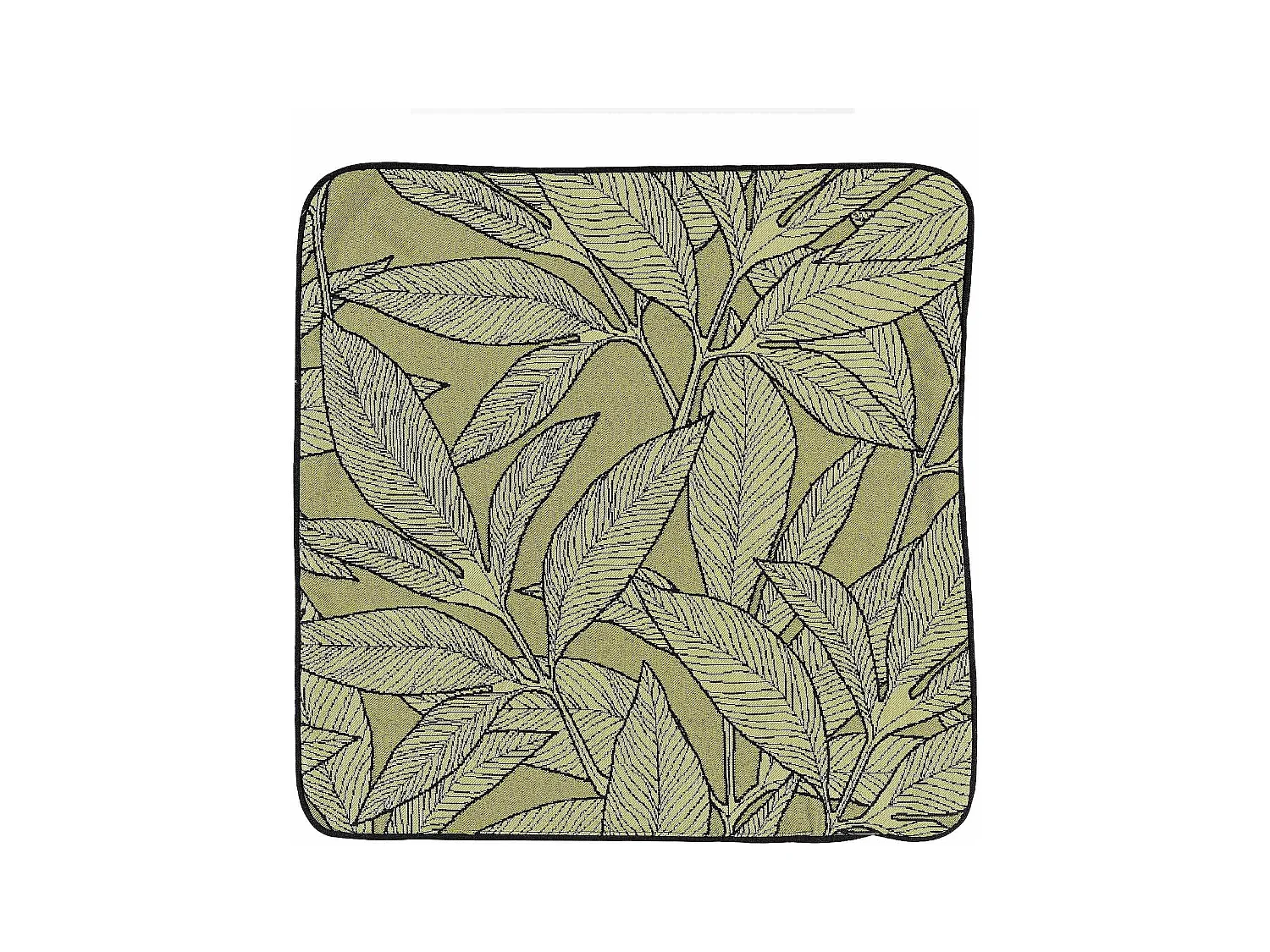 Housse de coussin esprit feuillages
