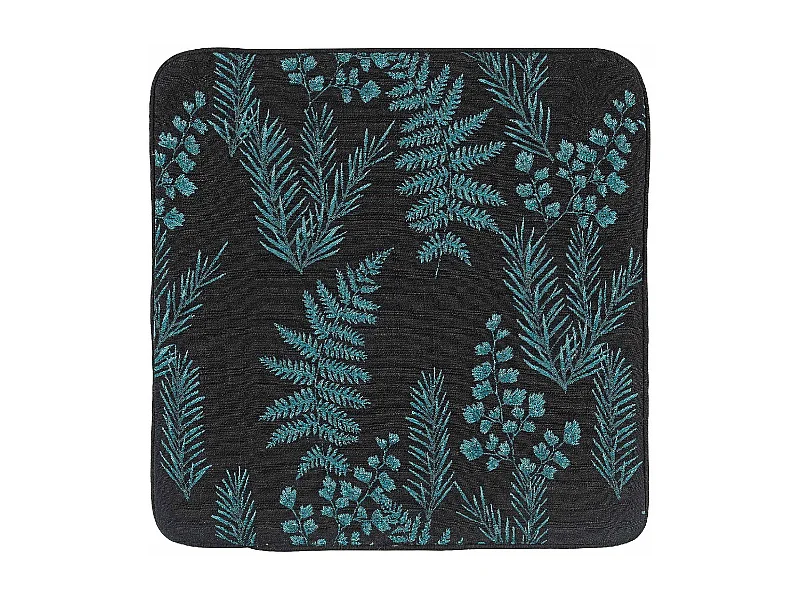 Housse de coussin aux feuillages divers