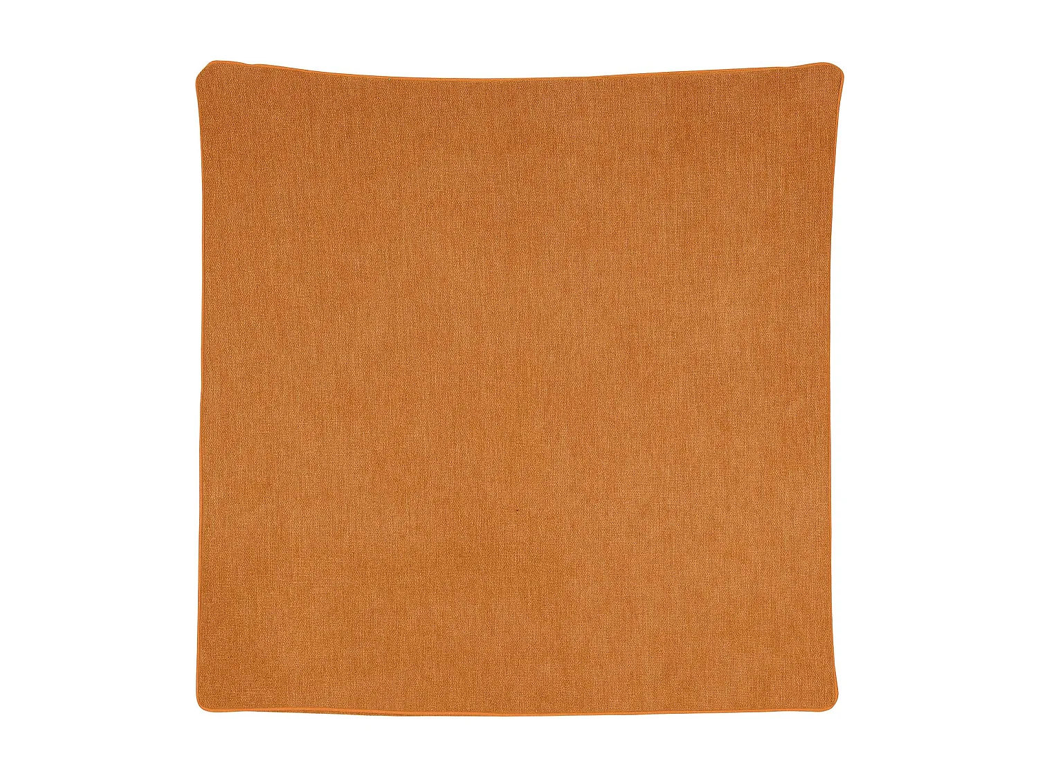 Funda de cojín ribeteado efecto terciopelo 60 x 60 cm