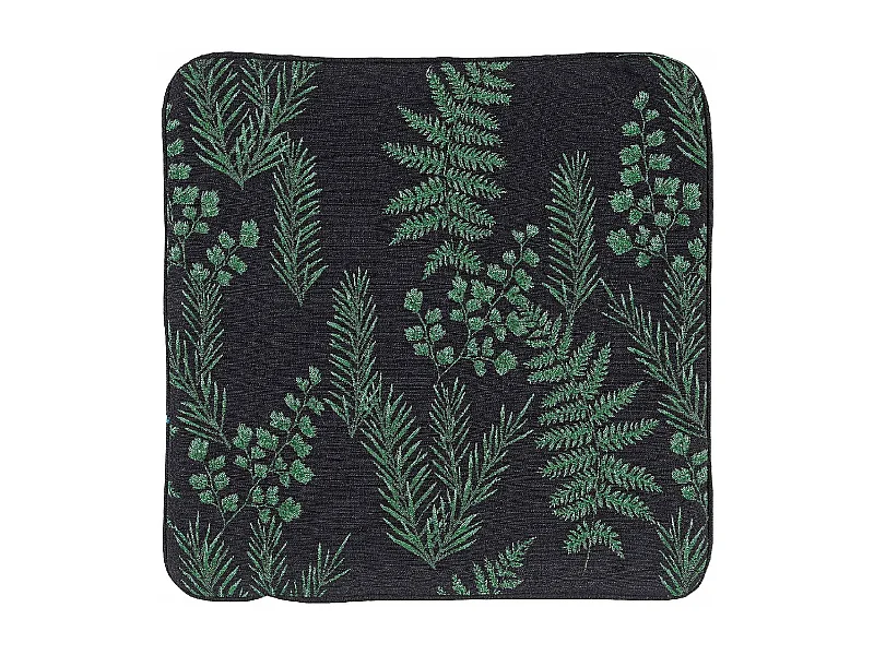 Housse de coussin aux feuillages divers