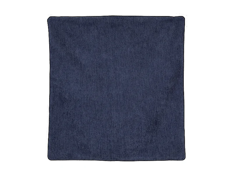 Funda de cojín ribeteado efecto terciopelo 60 x 60 cm