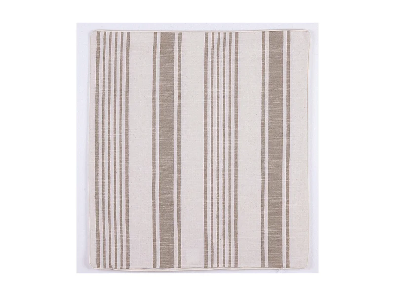 Funda de cojín efecto rayas de antaño 60 x 60 cm