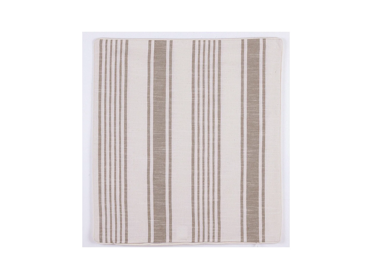 Funda de cojín efecto rayas de antaño 60 x 60 cm