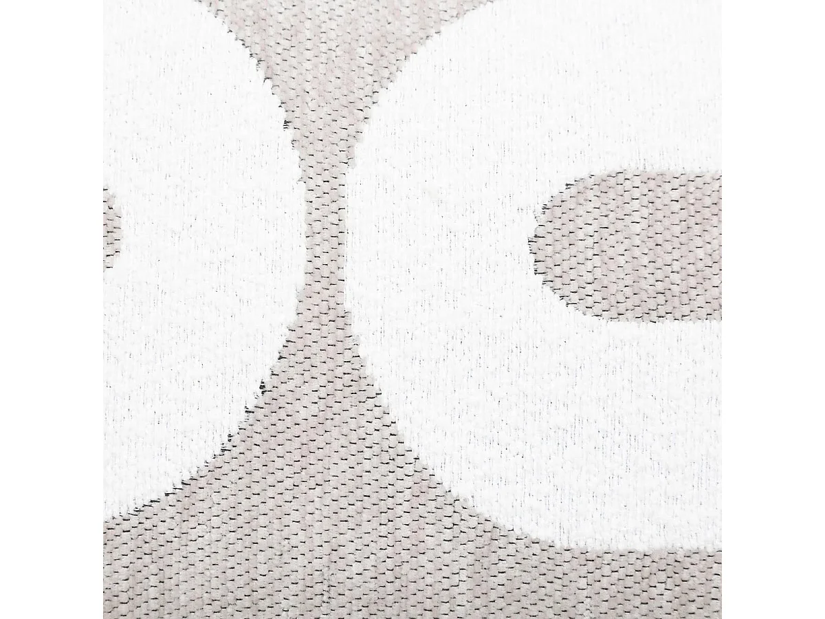 Housse de Coussin Chenille "Jeni" 30x50cm Beige Lin