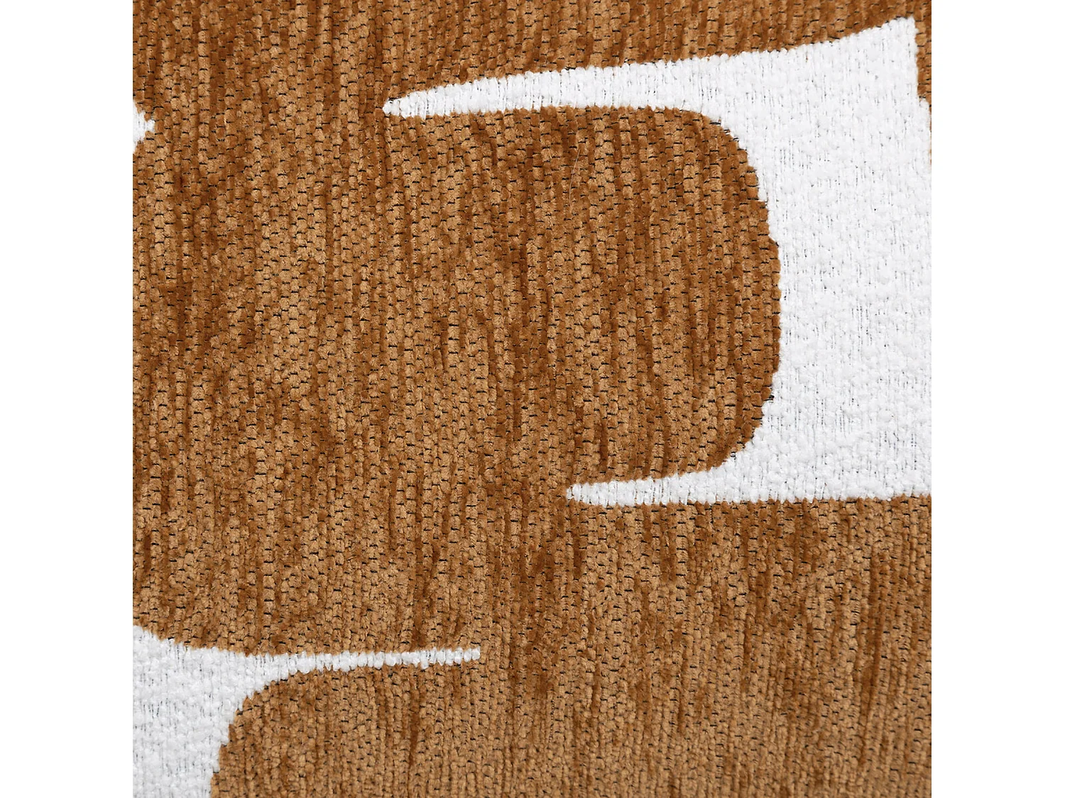 Housse de Coussin Chenille "Jeni" 30x50cm Caramel