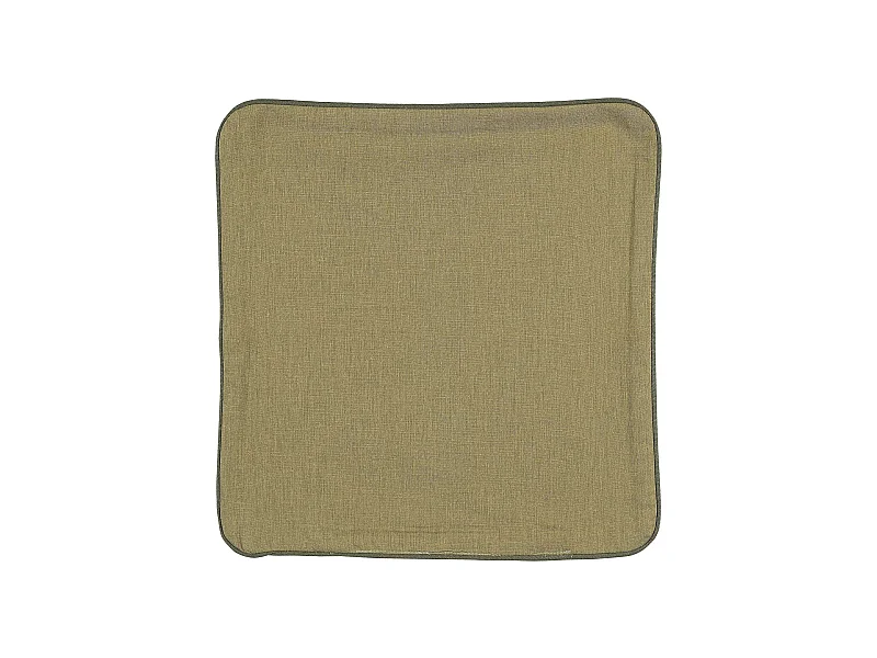 Housse de coussin en poly/lin