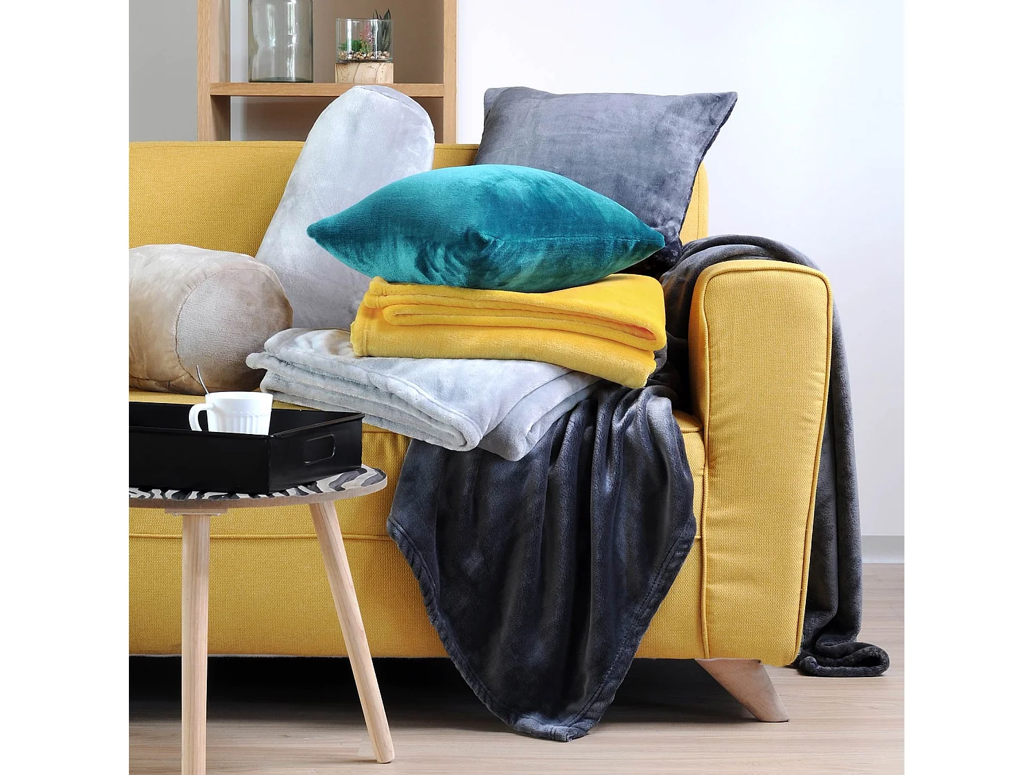 Housse de coussin douceur