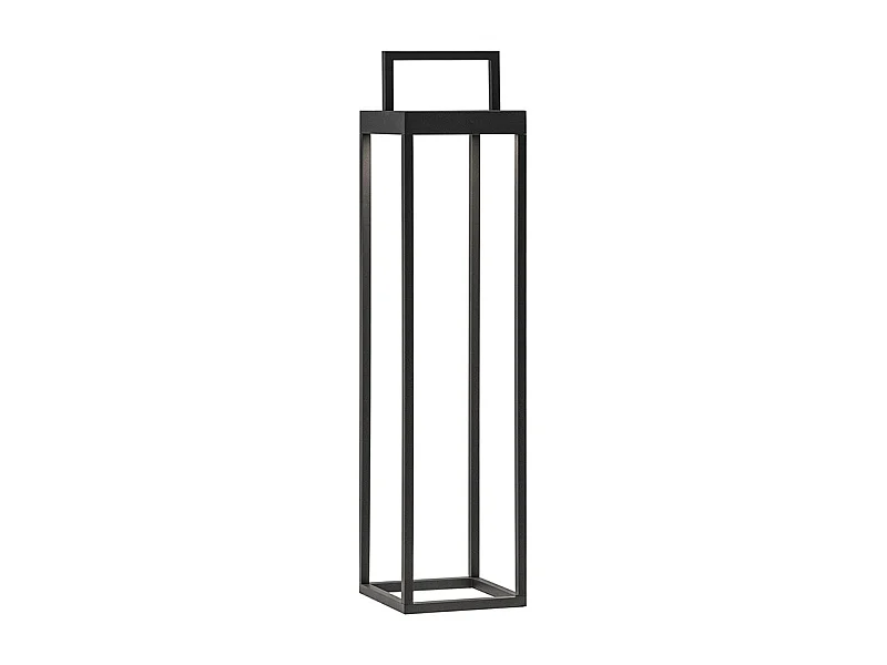 Bald anthrazitfarbene Solar-LED-Laterne 2,2 W IP54 h. 52,5 cm