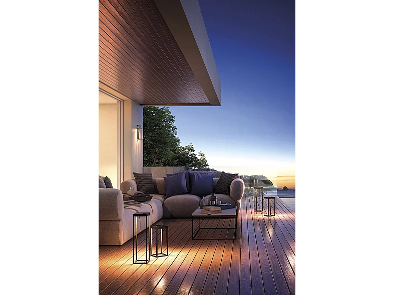 Bientôt lanterne solaire LED anthracite 2,2w IP54 h. 52,5 cm