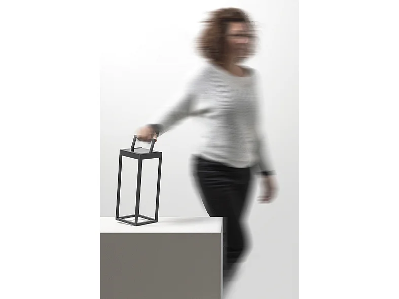 Wkrótce lampa solarna antracytowa 2.2w led bateria IP54 h. 52.5cm