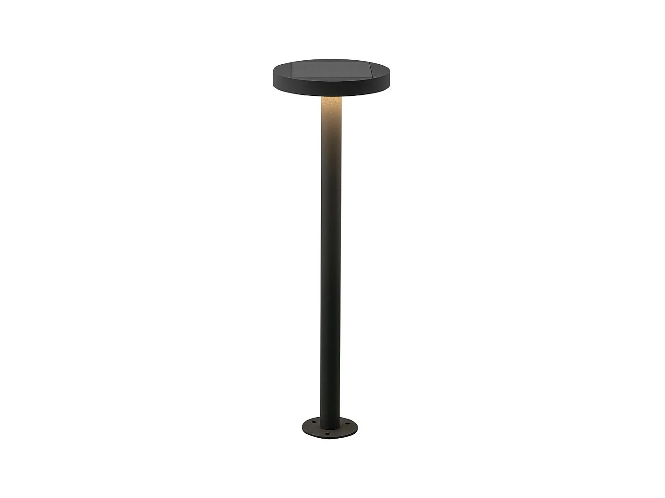 Borne de sol LED solaire Nap anthracite 2,2w alimentée par batterie IP54 h. 65 cm