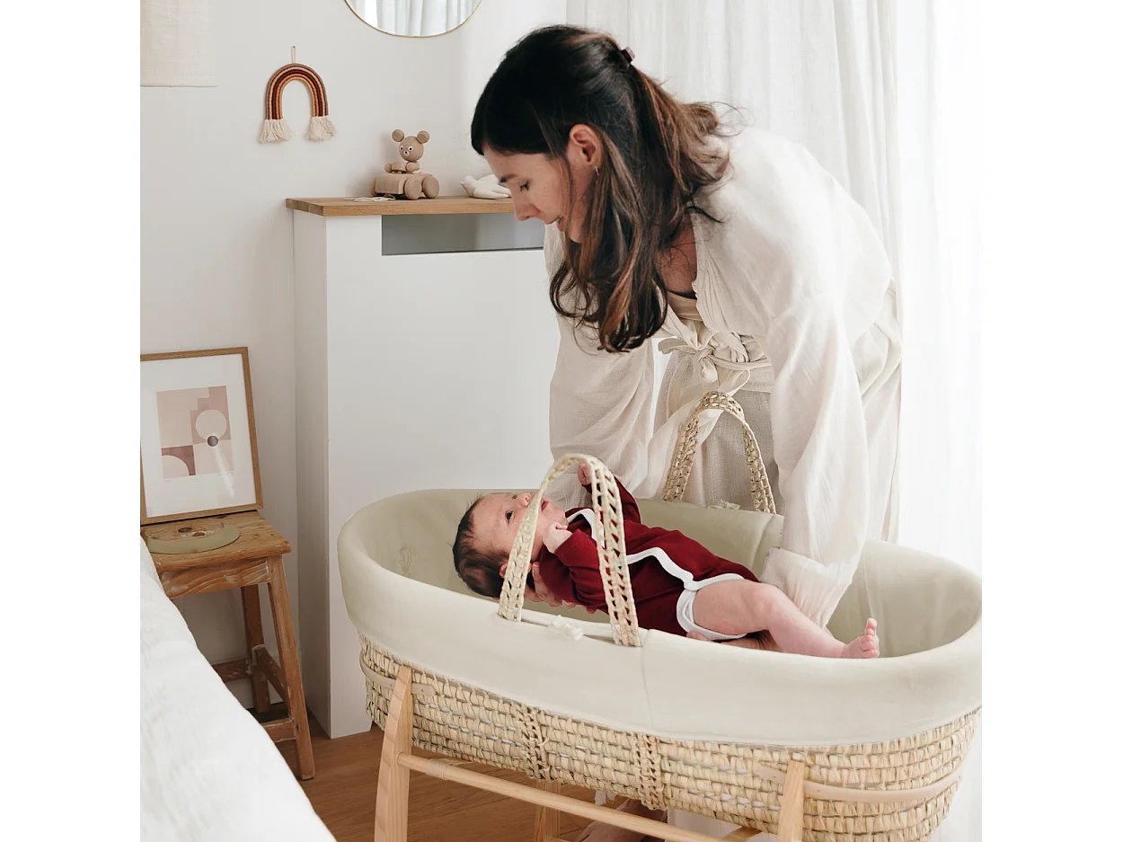 Babytragekorb - Bio-Baumwolle
