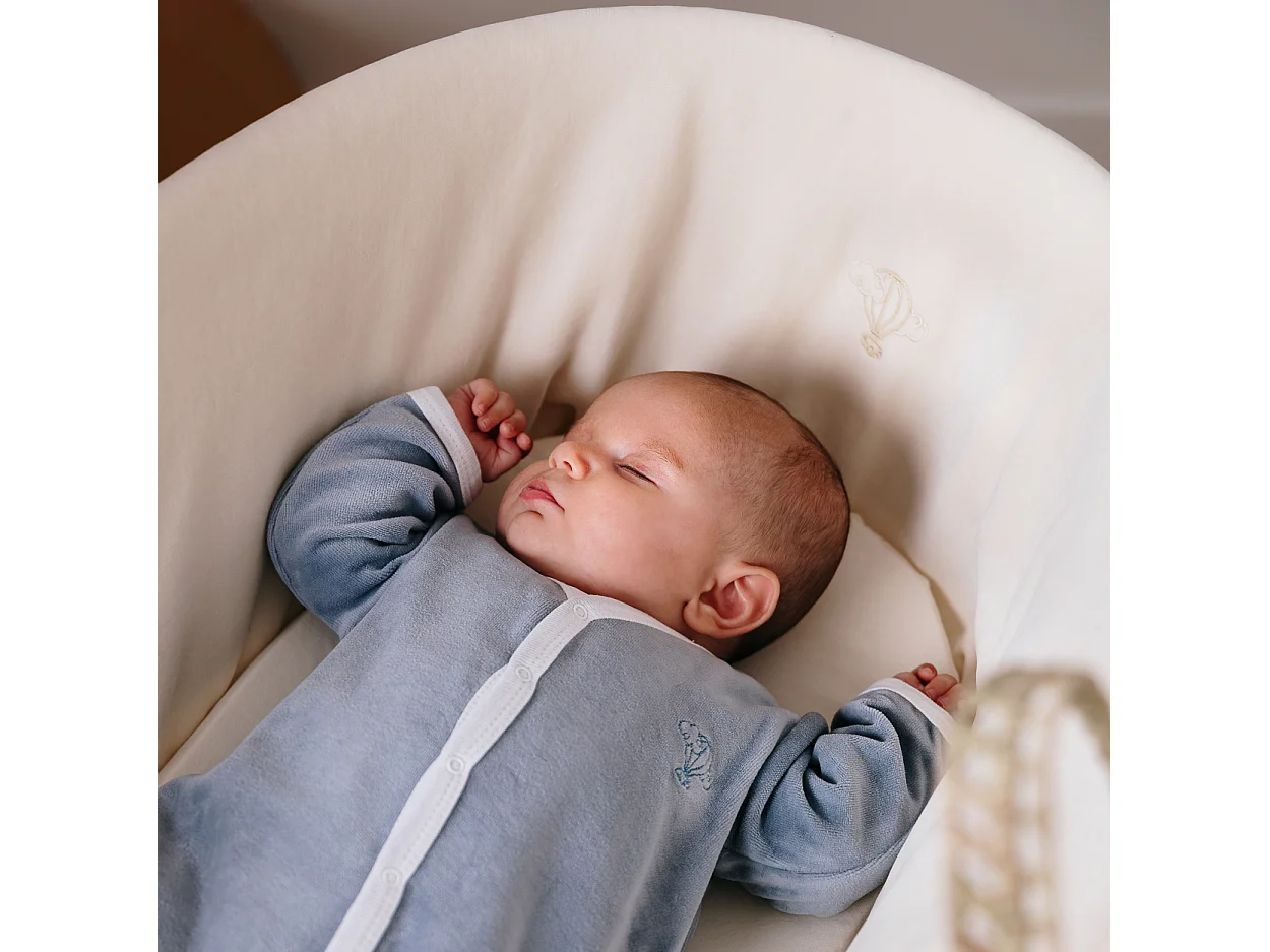 Babytragekorb - Bio-Baumwolle