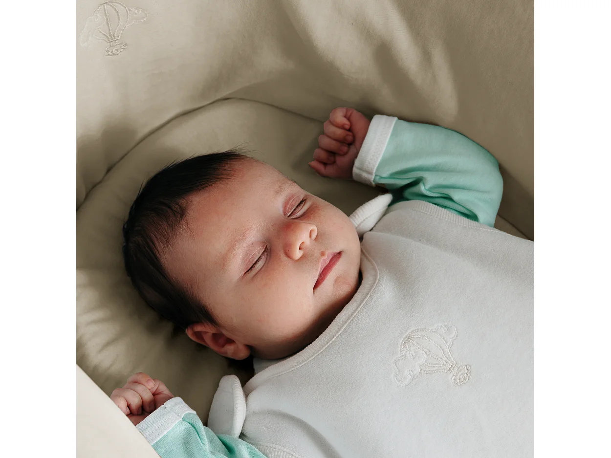 Babytragekorb - Bio-Baumwolle