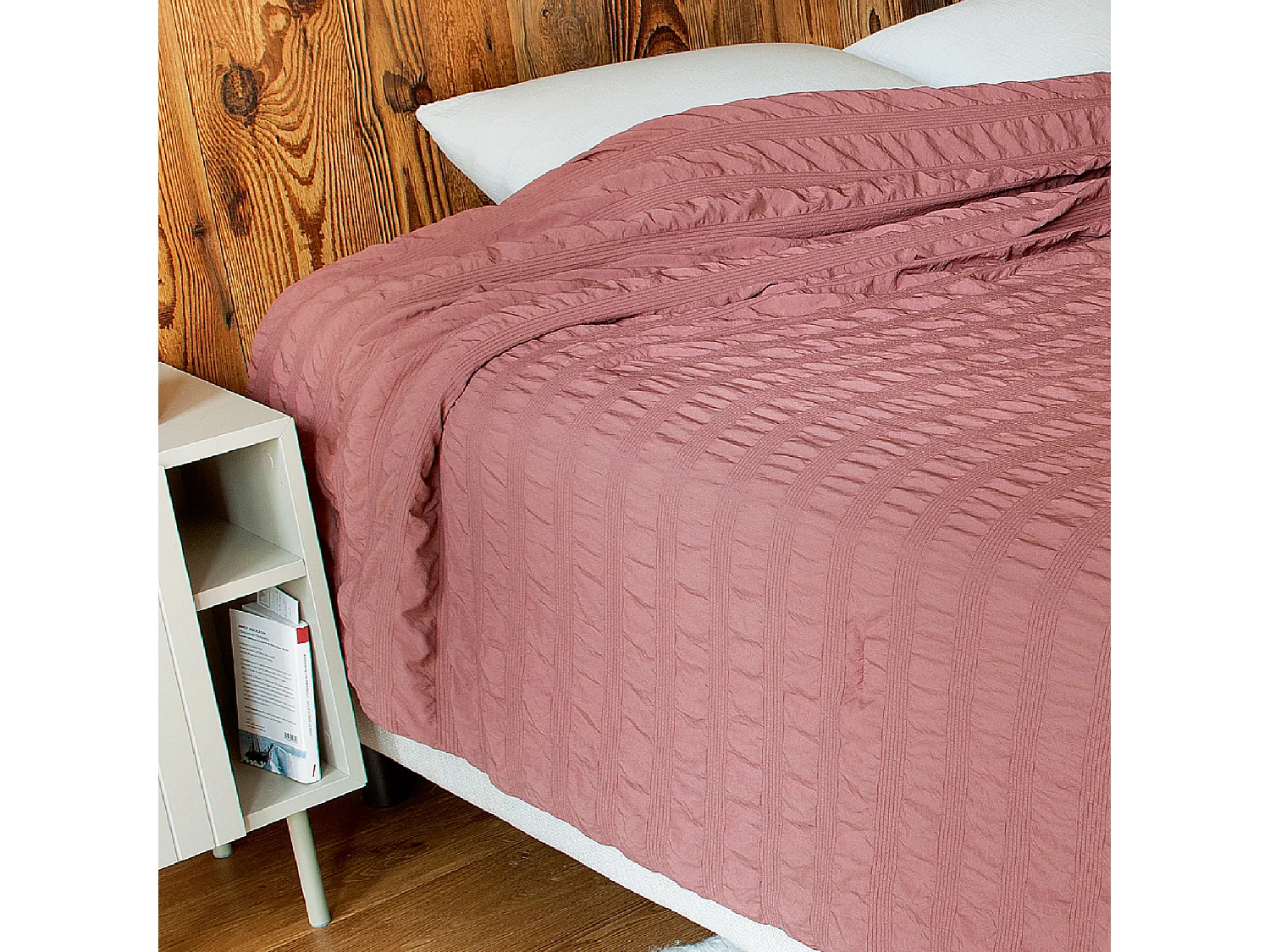 Colcha Efecto Seersucker 240 x 250 cm