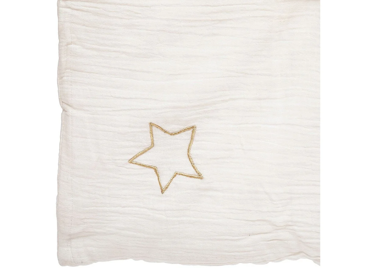 Baumwollgaze-Steppdecke 100 x 140 cm