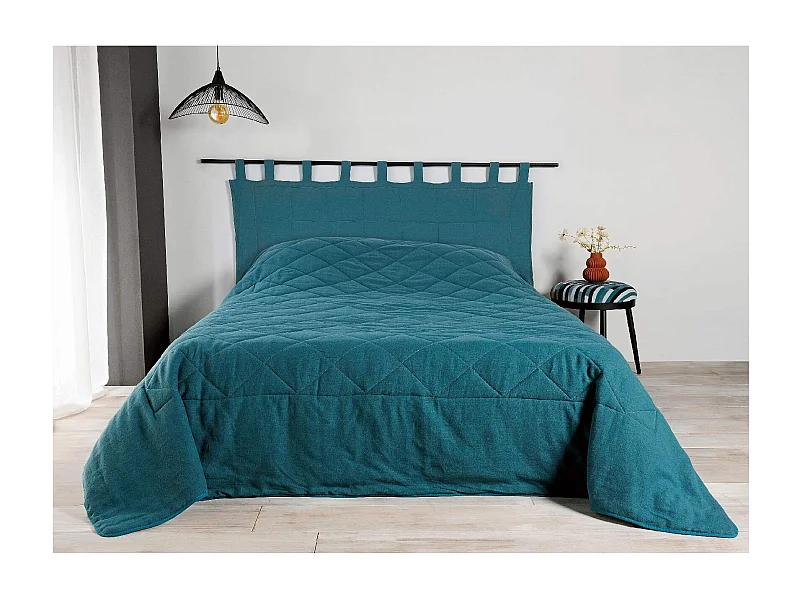 Jeté de lit en 100% lin