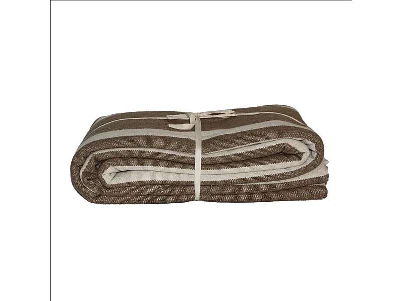 Tiro de cama rústico de algodón grueso 240 x 260 cm