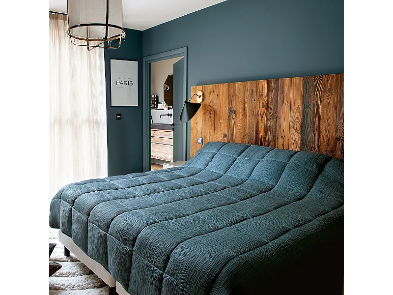 Manta para Cama Efecto Arrugado 250 x 260 cm