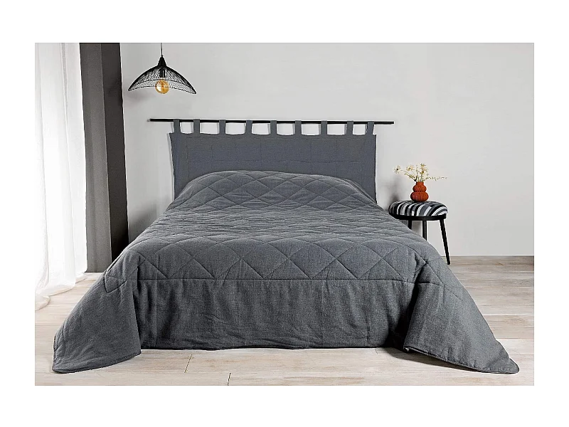 Jeté de lit en 100% lin