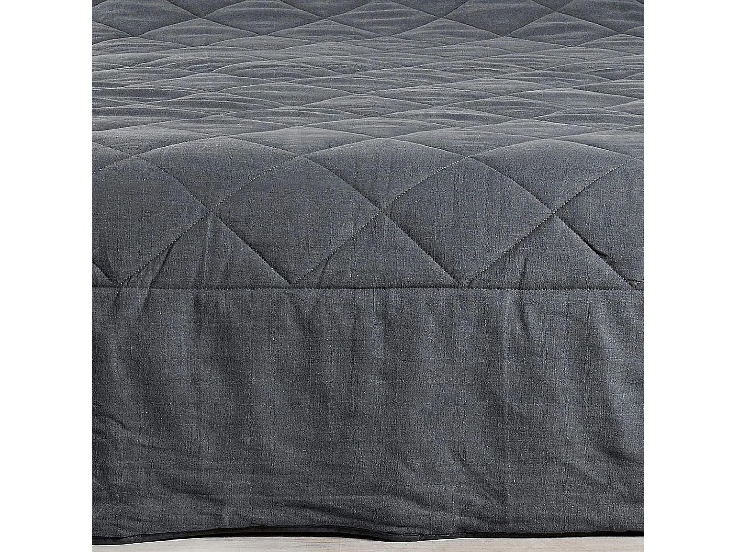 Jeté de lit en 100% lin