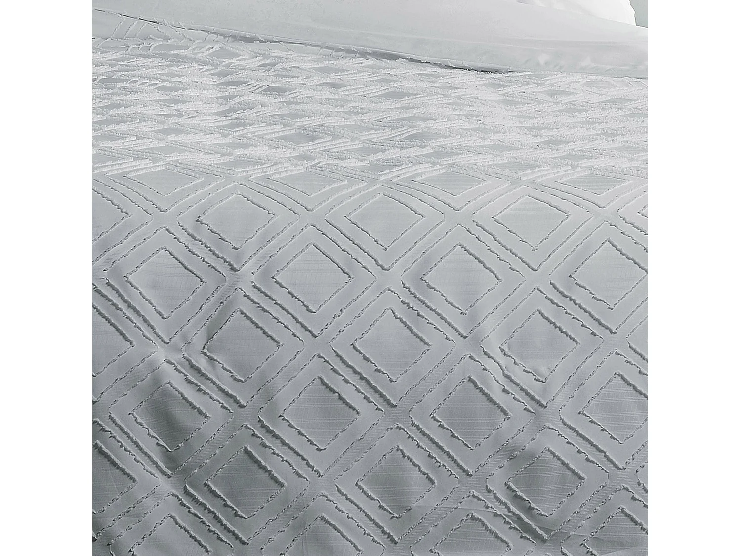 Cobertor de cama con rombos 250 x 260 cm