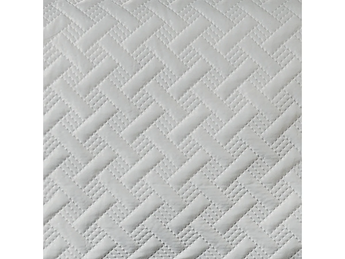 Colcha con formas geométricas cosidas 230 x 250 cm