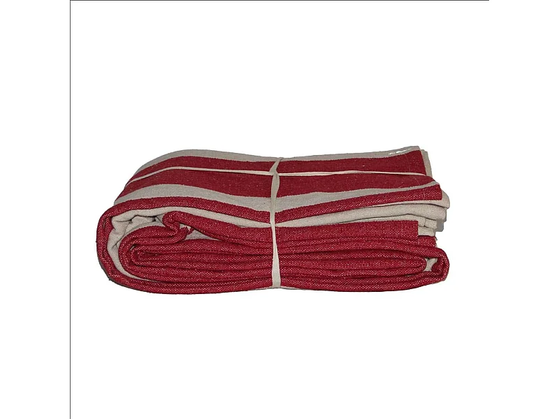 Tiro de cama rústico de algodón grueso 240 x 260 cm