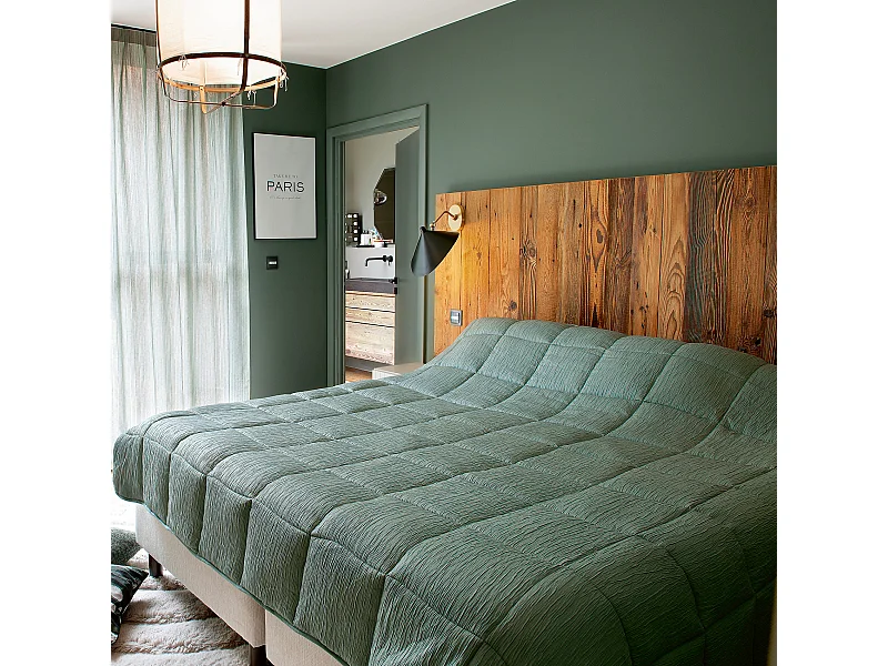 Manta para Cama Efecto Arrugado 250 x 260 cm