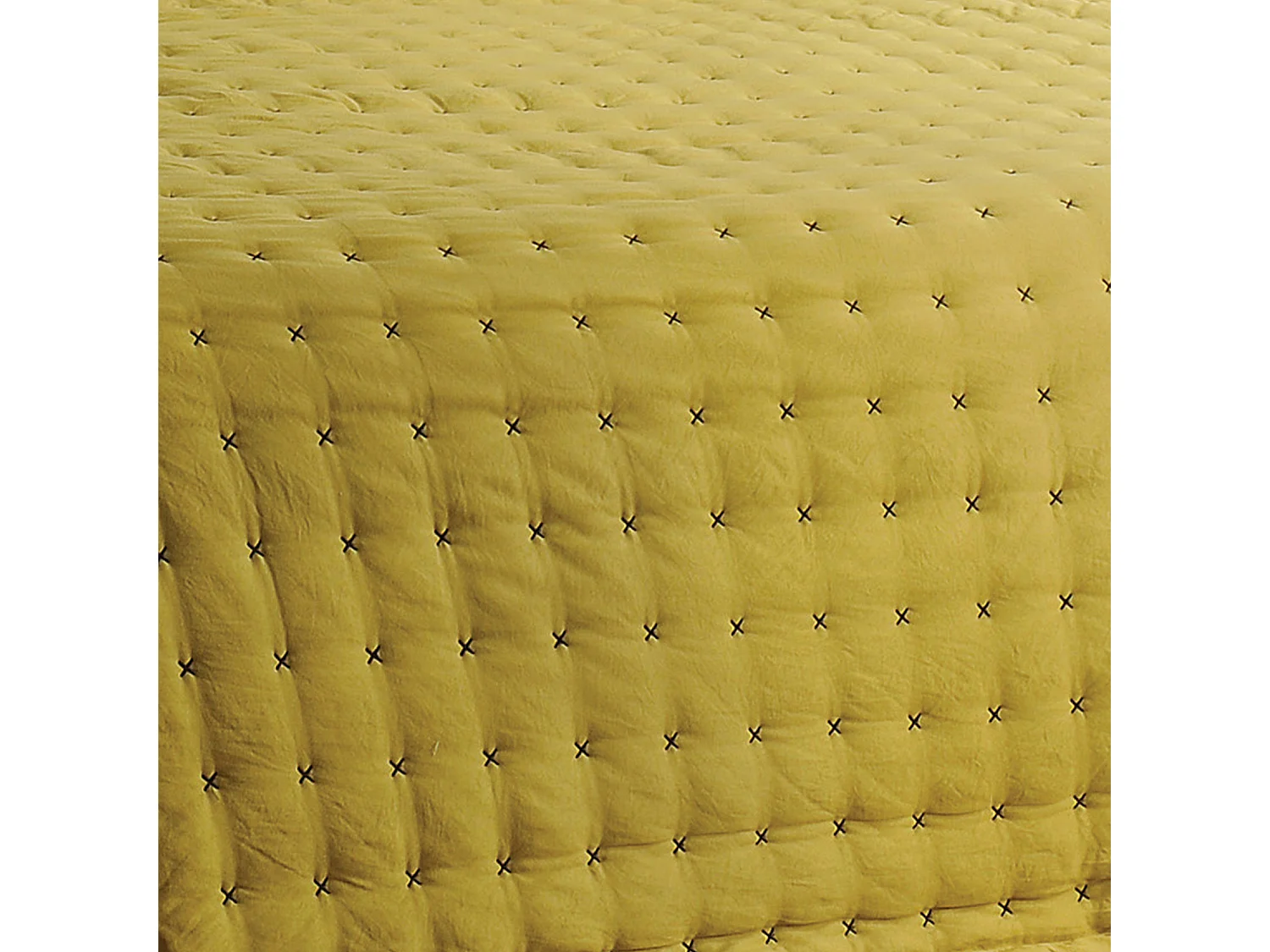 Jeté de lit matelassé et uni