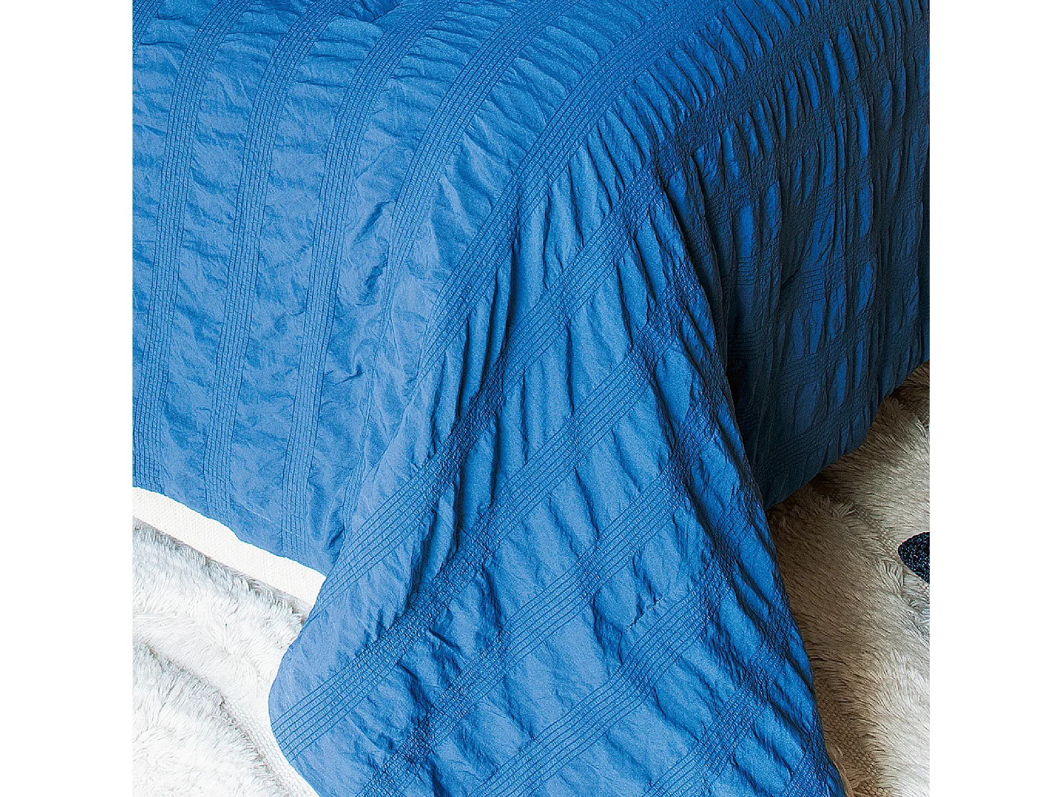 Colcha Efecto Seersucker 240 x 250 cm