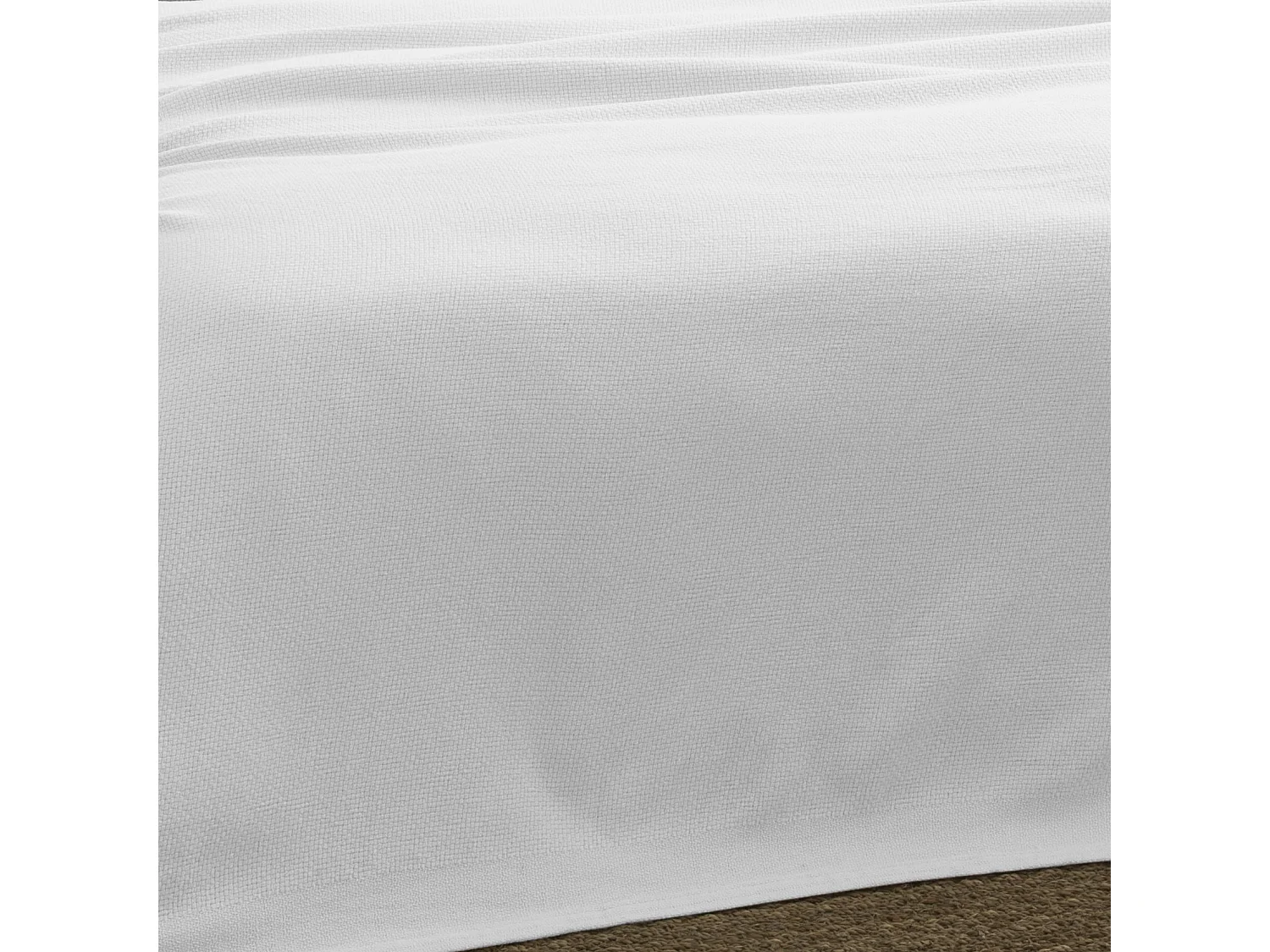 Couverture naturelle en 100% coton recyclé