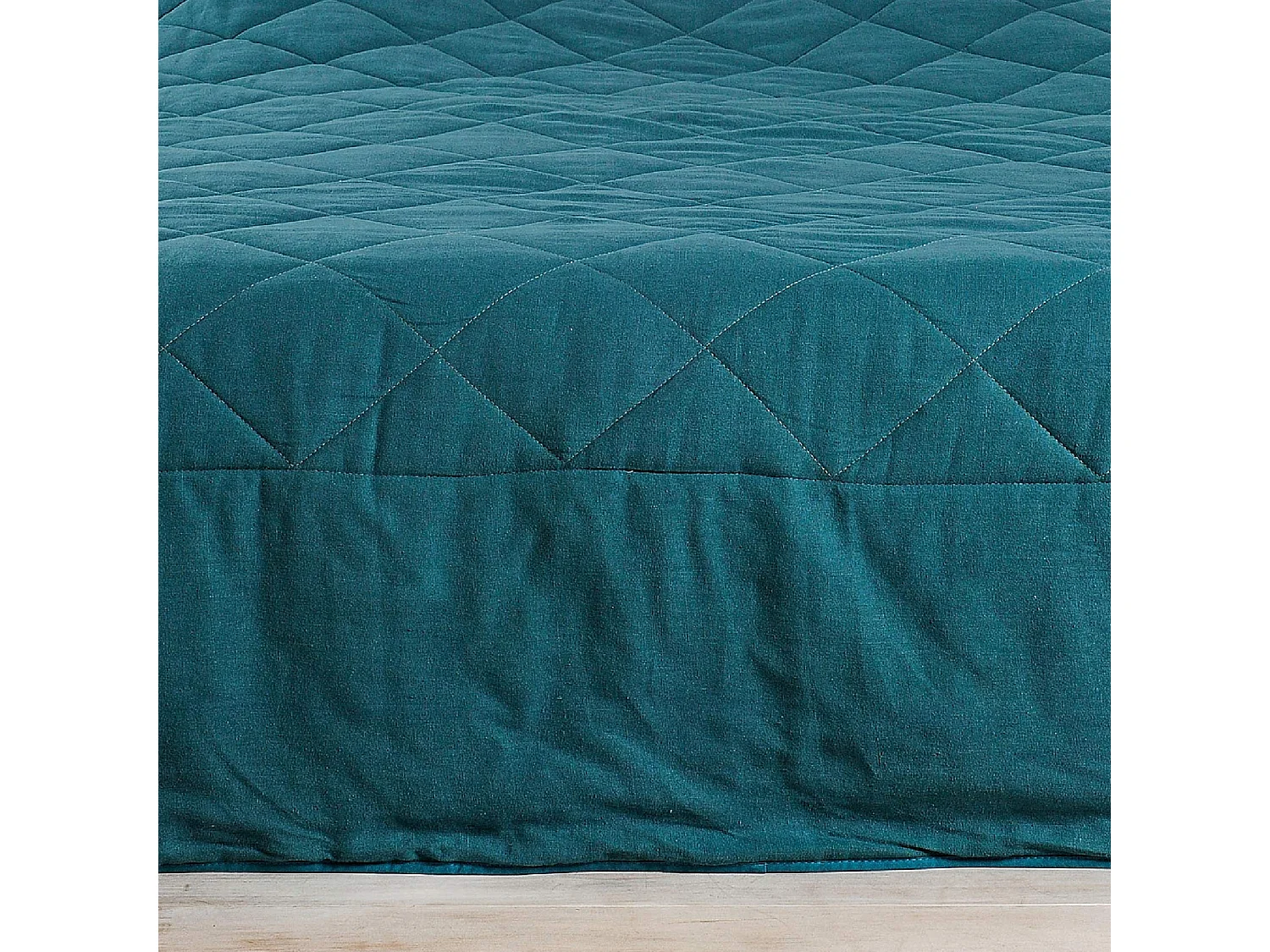 Jeté de lit en 100% lin