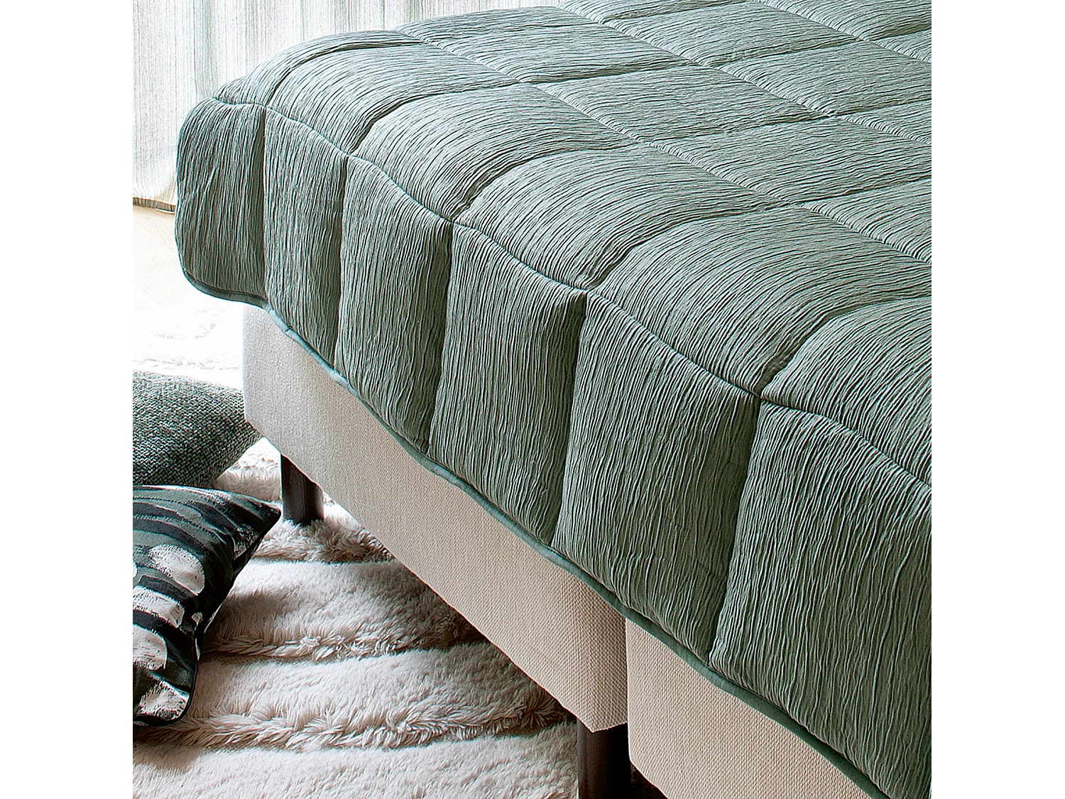 Manta para Cama Efecto Arrugado 150 x 150 cm